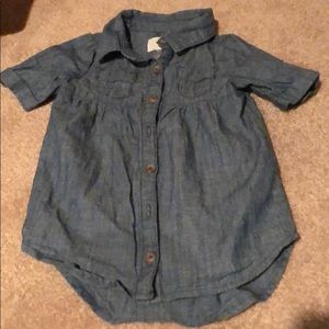 Old Navy Chambray Dress 12-18 months
